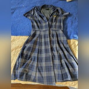 Her Universe Harry Potter Ravenclaw Plaid Dress (Discontinued)